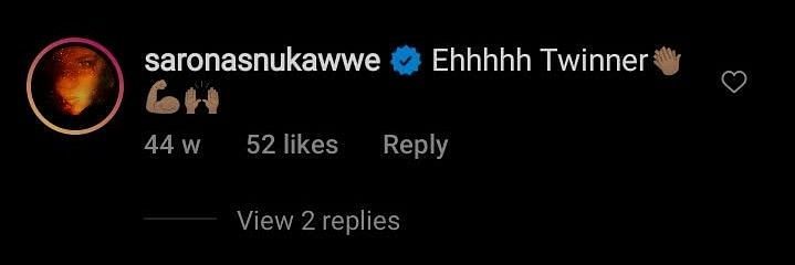 Tamina's comment